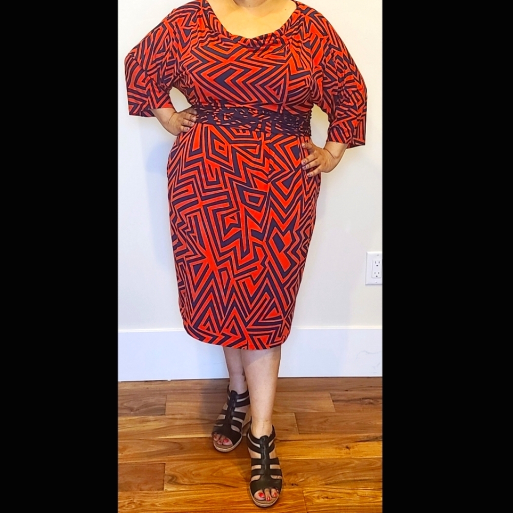 Taylor plus size dress